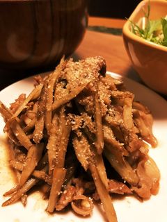 豚肉とゴボウの甘辛煮-レシピのメイン写真