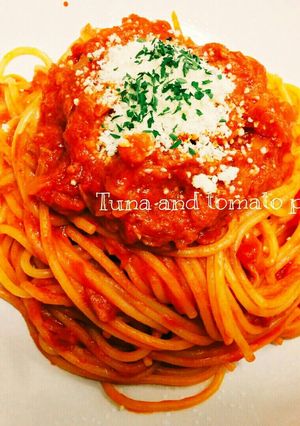 簡単♡節約！ツナとトマトのパスタ-レシピのメイン写真