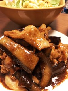 豚バラとなすのピリ辛味噌炒め-レシピのメイン写真