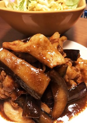 豚バラとなすのピリ辛味噌炒め-レシピのメイン写真