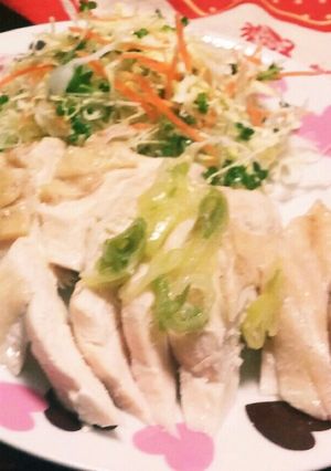 鶏のレンジ蒸し-レシピのメイン写真