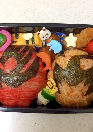 キャラ弁♪ キュウレンジャー♬-レシピのメイン写真