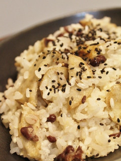 切干し芋と小豆のおこわ~ゼロ活力なべ~-レシピのメイン写真