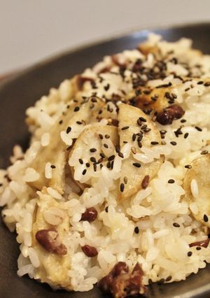 切干し芋と小豆のおこわ～ゼロ活力なべ～-レシピのメイン写真