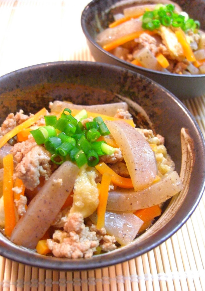✿挽き肉と蒟蒻の甘辛煮✿-レシピのメイン写真