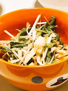 長芋と水菜のサラダ-レシピのメイン写真