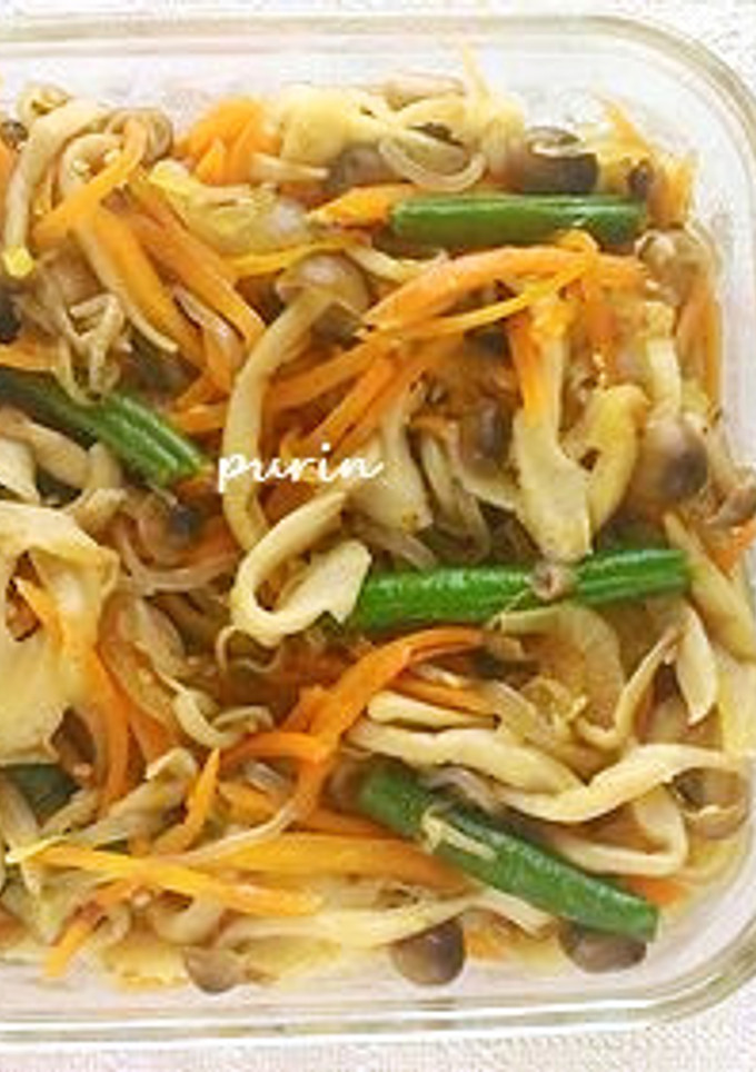 焼き肉のタレで！白滝と色々野菜の炒め煮-レシピのメイン写真