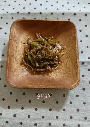 春がきた♪簡単！つくしのゴマ油炒め-レシピのメイン写真