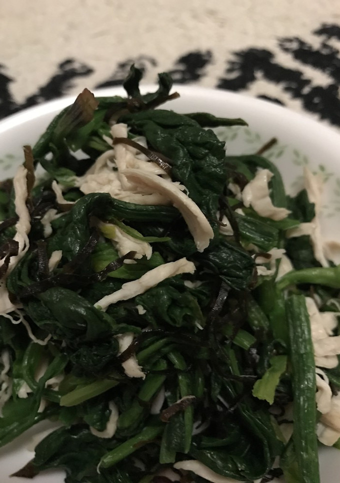 ほうれん草の塩昆布和え-レシピのメイン写真