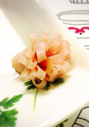 ＊ハムのお花＊基本の『き』②ロースハム編-レシピのメイン写真