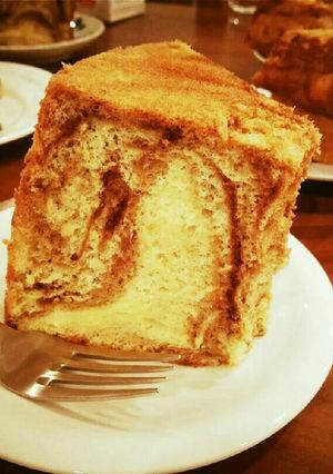 マーブルコーヒーシフォンケーキ-レシピのメイン写真