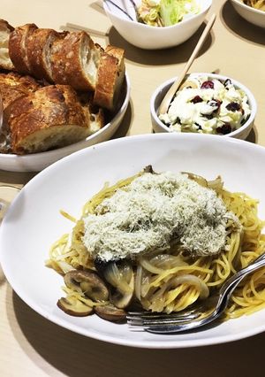 海苔の佃煮とろろ昆布の和風パスタ-レシピのメイン写真