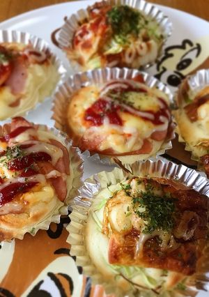 ホットケーキミックス惣菜パン ♡-レシピのメイン写真