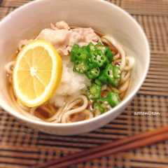 รูปของ レモンでサッパリ！！冷しゃぶおろしうどん
