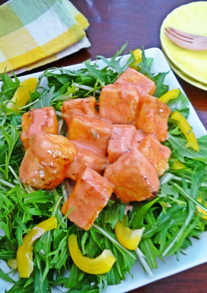 高野豆腐のエビマヨ風-レシピのメイン写真