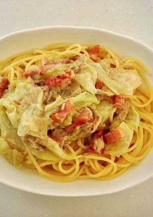 キャベツとツナのヘルシーパスタ-レシピのメイン写真