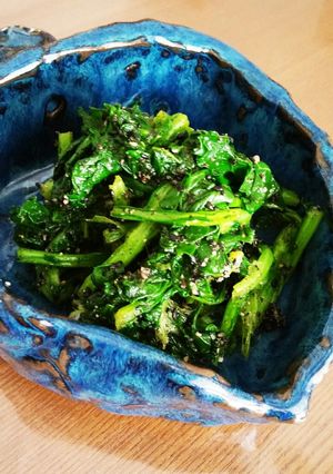 旬⭐に最高美味しい❕かき菜のゴマ和え⭐-レシピのメイン写真
