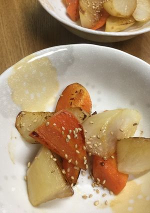 焼き野菜(大根&にんじん)-レシピのメイン写真