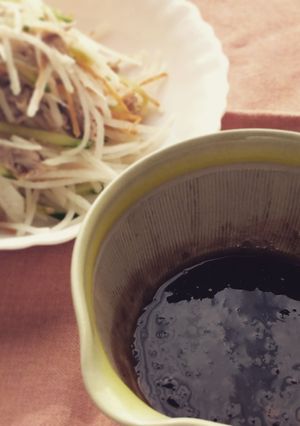 すり鉢一つで作る☆梅ドレッシング-レシピのメイン写真