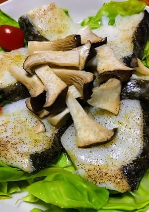 塩たらとキャベツの酒蒸し♪-レシピのメイン写真