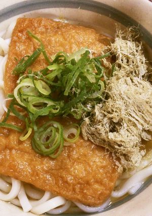 うどんスープの素で作る元祖きつねうどん-レシピのメイン写真