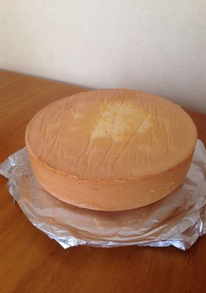 初心者も簡単ふわふわスポンジ18~20㎝-レシピのメイン写真