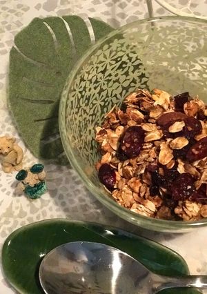 カカオニブの手作りグラノーラ-レシピのメイン写真
