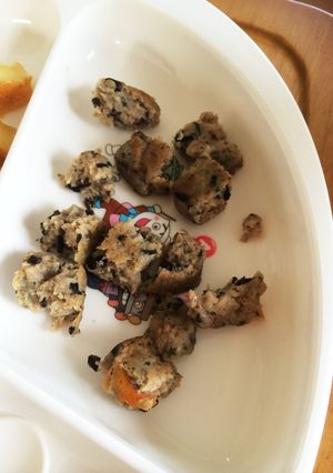 離乳食 手づかみ 豆腐ひじきハンバーグ-レシピのメイン写真