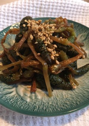 春です！つくしの炒め物-レシピのメイン写真