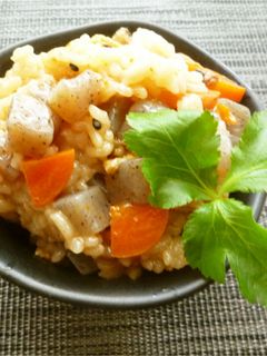 こんにゃくの炊き込みご飯-レシピのメイン写真