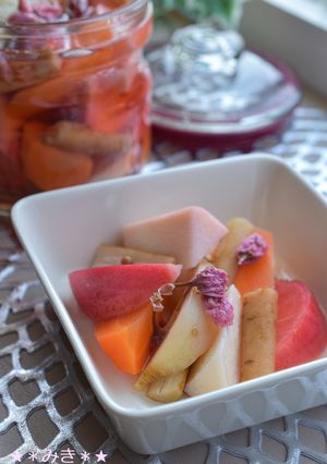 春野菜のピクルス-レシピのメイン写真