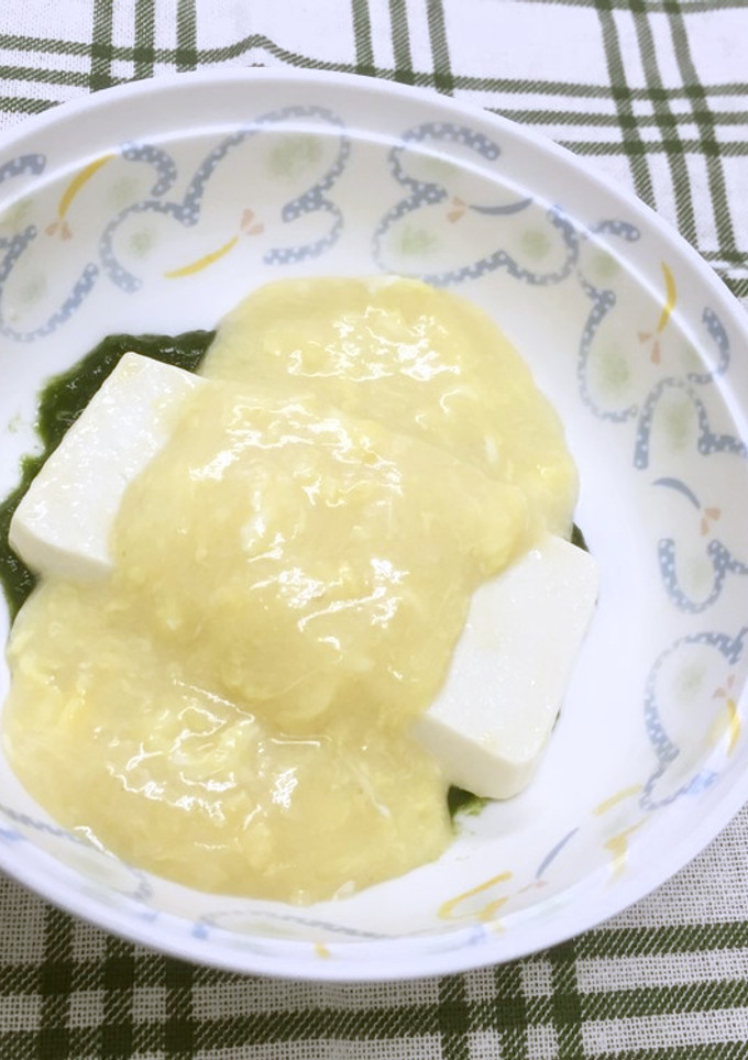 嚥下食　豆腐と卵のあんかけ-レシピのメイン写真