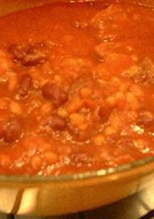 豚バラと豆のトマト煮込み-レシピのメイン写真