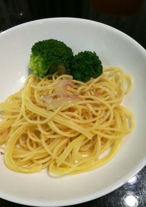 玉ねぎとベーコンの昆布茶パスタ-レシピのメイン写真