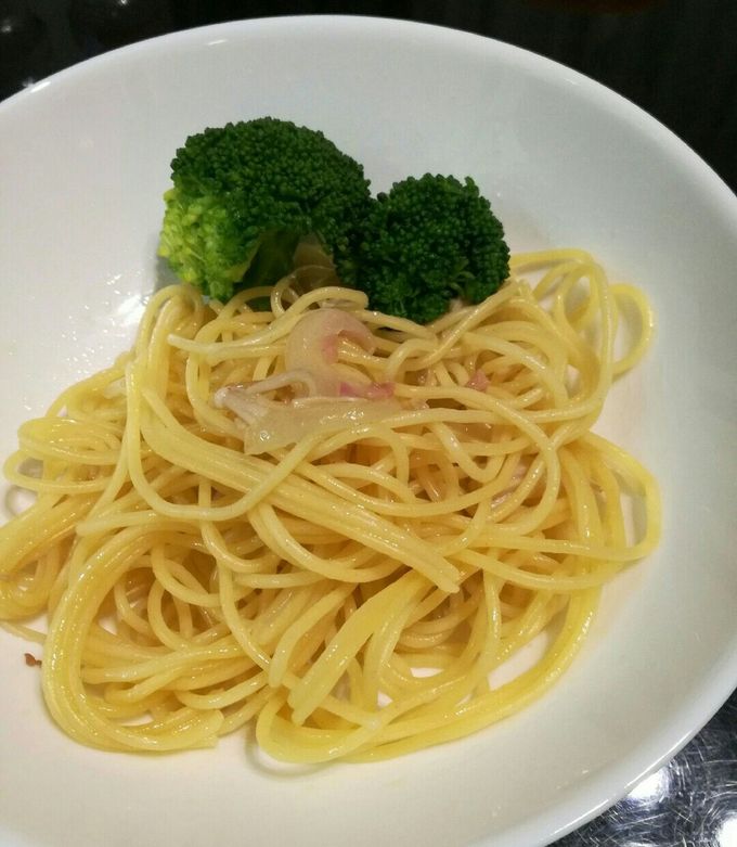 玉ねぎとベーコンの昆布茶パスタ-レシピのメイン写真