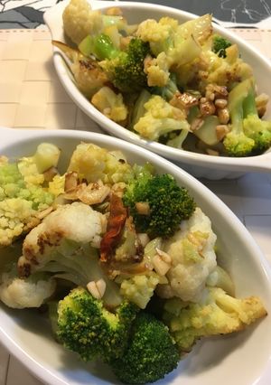 フライパンひとつで花野菜のペペロンチーノ-レシピのメイン写真