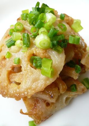 れんこんの味噌チーズ焼き。-レシピのメイン写真