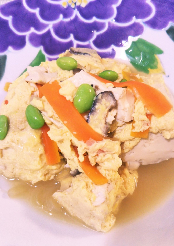 木綿豆腐の卵とじ-レシピのメイン写真