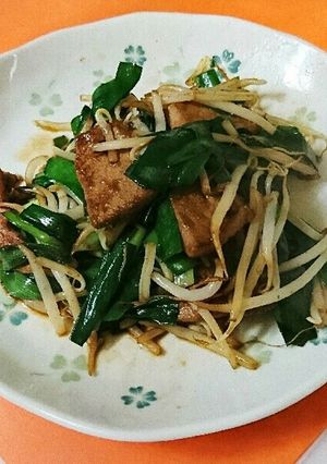 家にある調味料で簡単に‼レバニラ炒め-レシピのメイン写真
