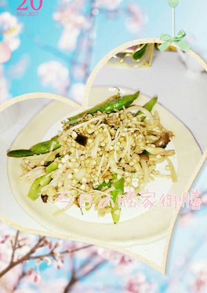 マクロビ☆いんげんの粒そばソテー-レシピのメイン写真