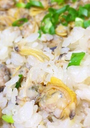 簡単！アサリの酒蒸しを使った炊き込みご飯-レシピのメイン写真