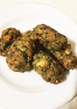 混ぜて揚げるだけ！豆腐と野菜の落とし揚げ-レシピのメイン写真