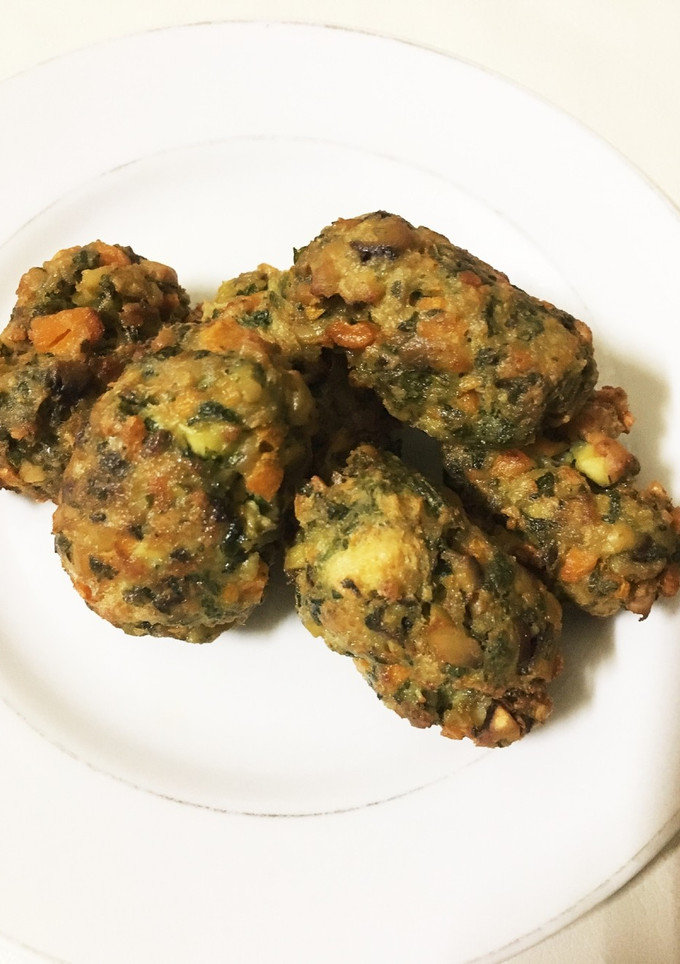 混ぜて揚げるだけ！豆腐と野菜の落とし揚げ-レシピのメイン写真