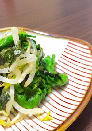 簡単もう一品！ほうれん草の海苔酢和え-レシピのメイン写真