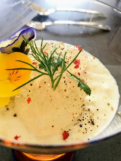 新玉ねぎと蕗の薹のムース-レシピのメイン写真