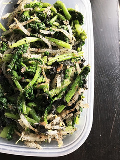 かき菜ともやしの黒ごま和え-レシピのメイン写真
