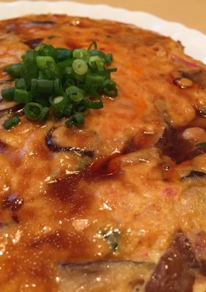 卵と混ぜて焼くだけ！中華風お好み焼き-レシピのメイン写真