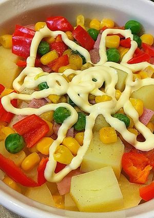 オイルひとかけ♪ホットチョップドサラダ-レシピのメイン写真