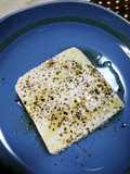 豆腐の塩麹漬け～オリーブオイルをひとかけ