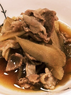 豚肉とゴボウの味ぽん煮-レシピのメイン写真